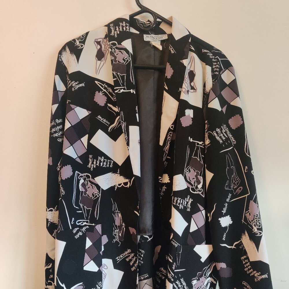 Kensington Square Abstract Blazer